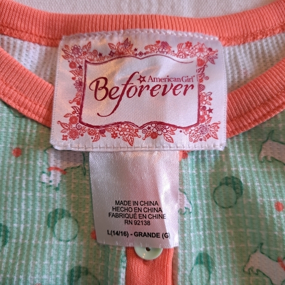 American Girl girls size XS (6), S (7/8) or Large (14/16)pajama set - Picture 6 of 10